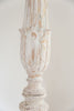Antique 19th Century White Candle holder - Decorative Antiques UK  - 4