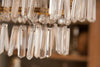 Vintage French Crystal 6 arm Chandelier