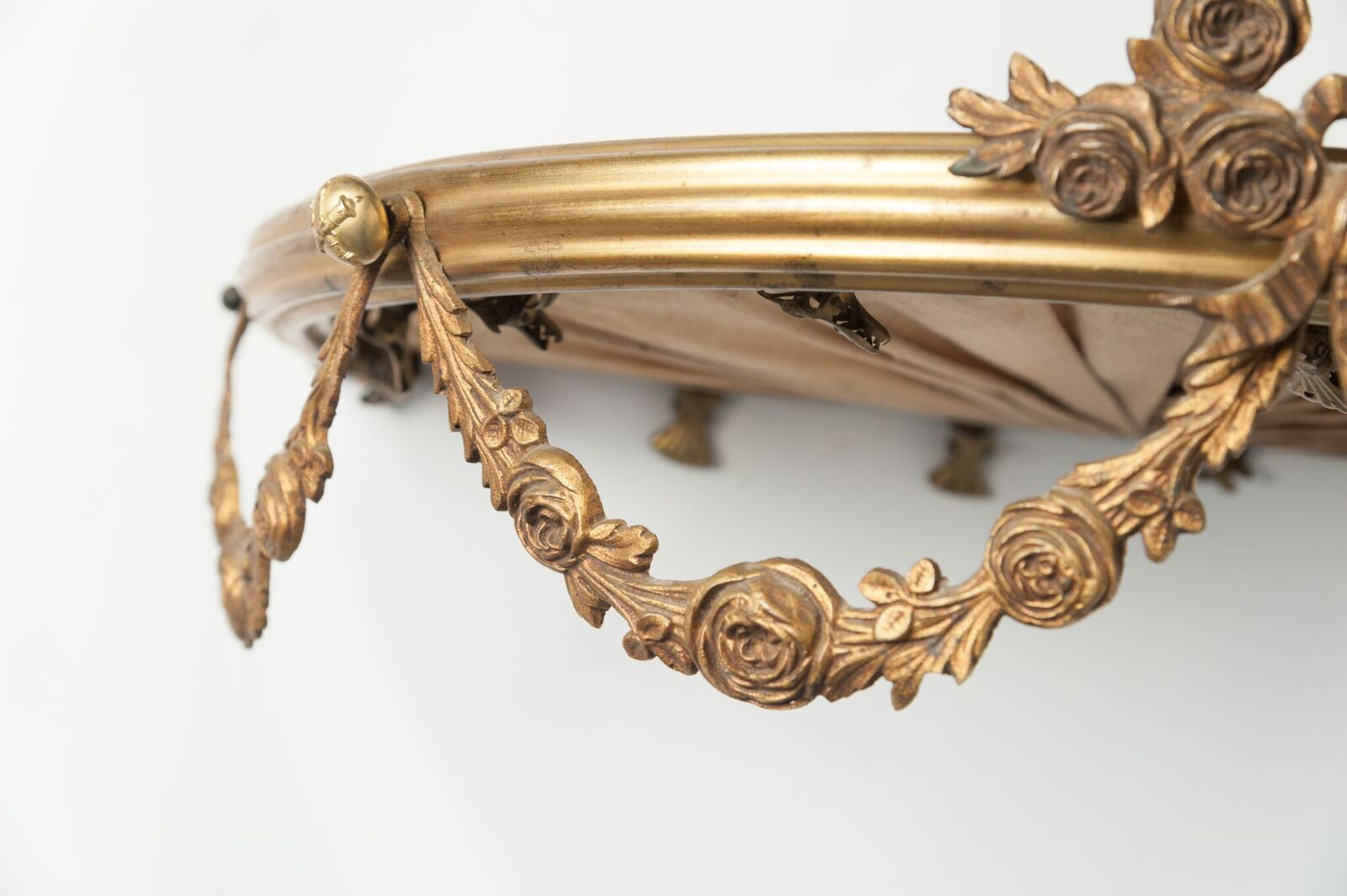 Amazing Antique French Ciel De Lit, Gilded Bronze