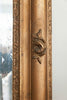 Antique French 19th Century Rectangular Gilt Mirror with foxed glass
