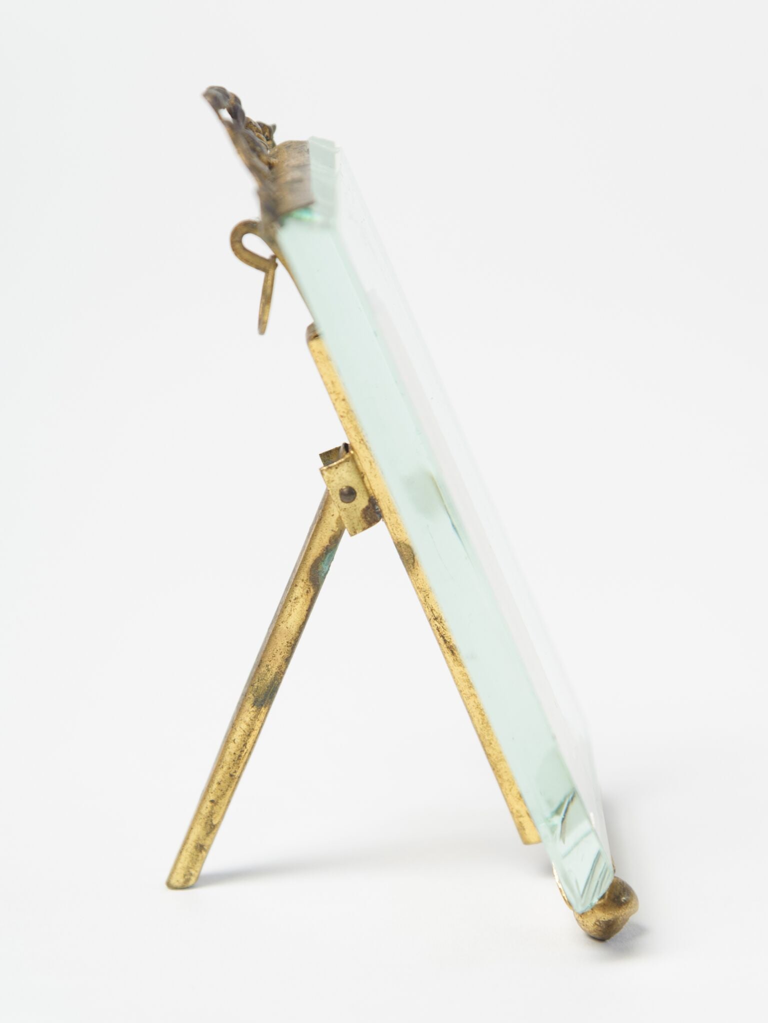 Antique French Bevelled Glass Photo frame