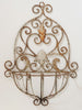 Pretty Vintage French Iron Wall Planter - Decorative Antiques UK  - 1