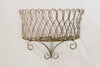 Vintage French Coated Wire Wall planter - Decorative Antiques UK  - 2