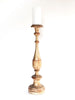 Antique 18th Century Italian Pricket Church Candlestick with Original Gilt