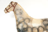 Antique French Wood and Papier Mache horse Fragment