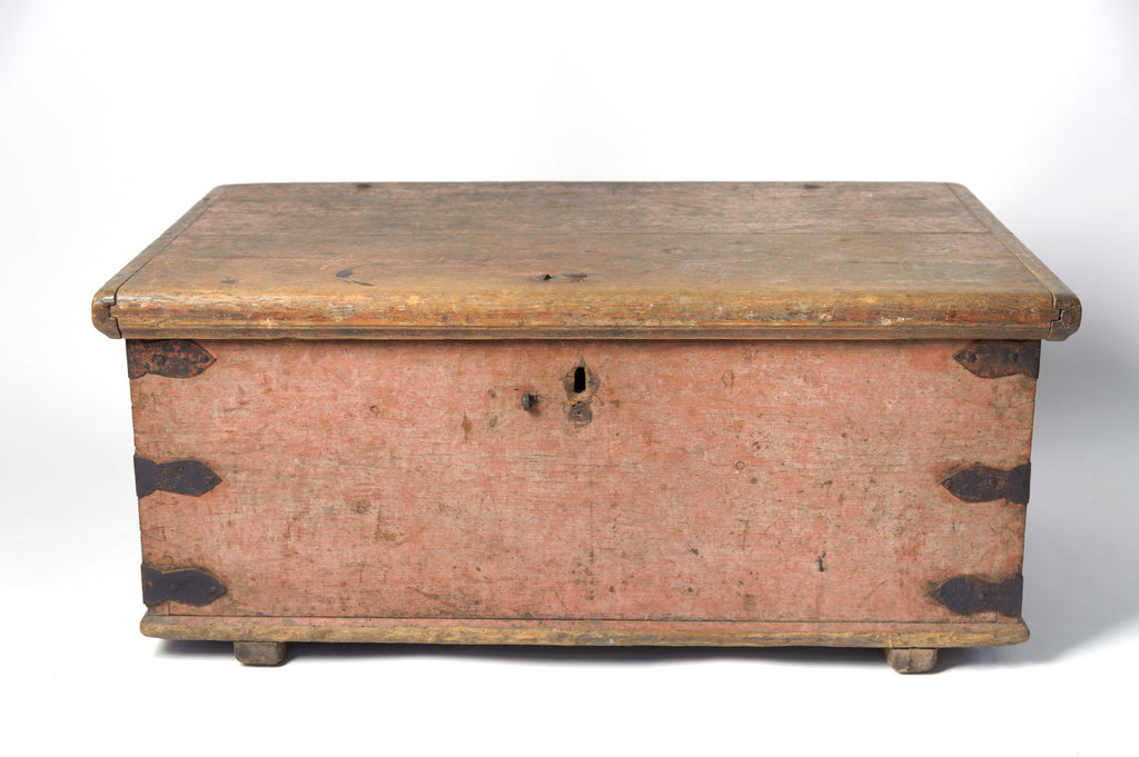 Antique Swedish Trunk with original paint
