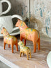 Collection antique Swedish Dala horses