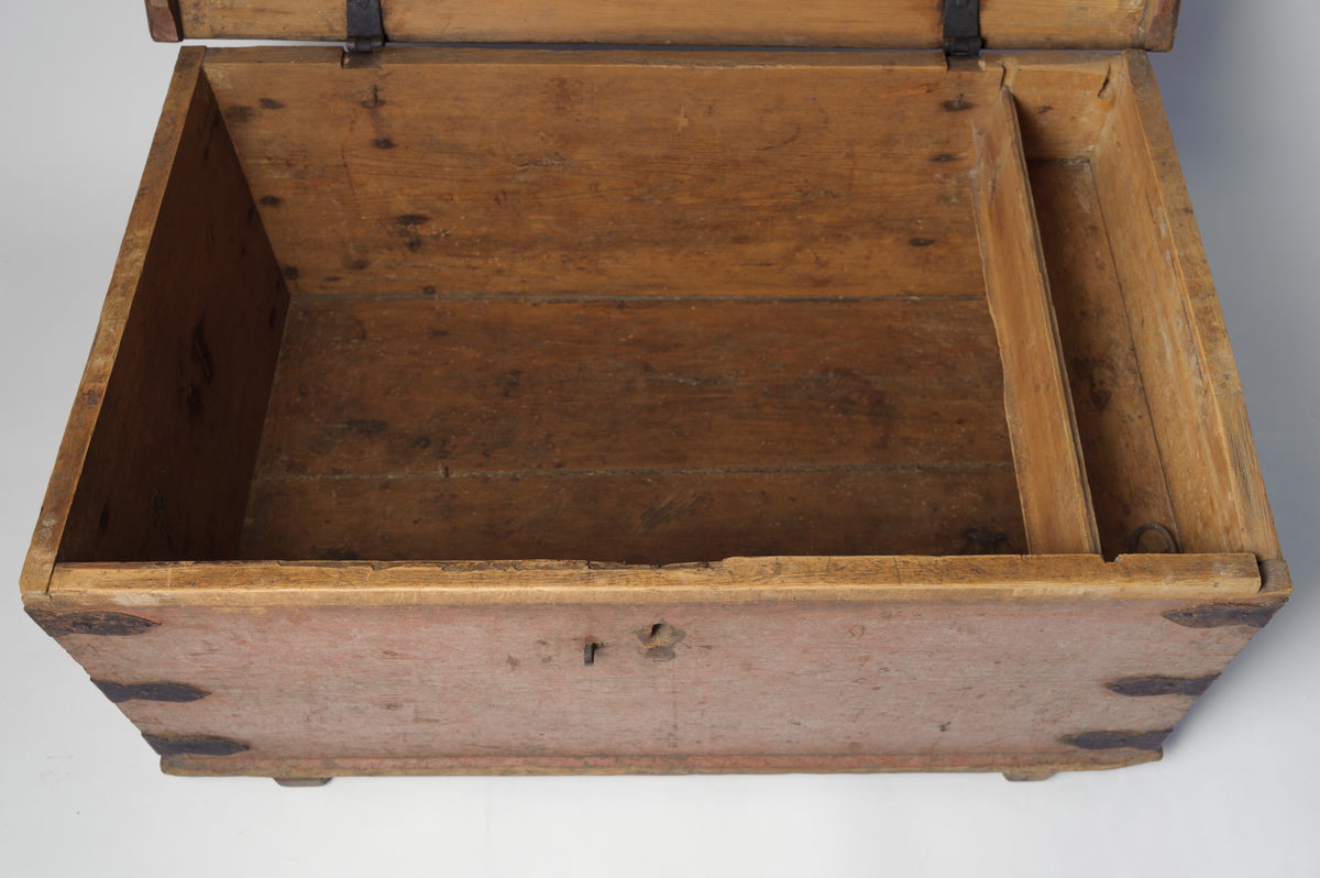 Antique Swedish Trunk with original paint