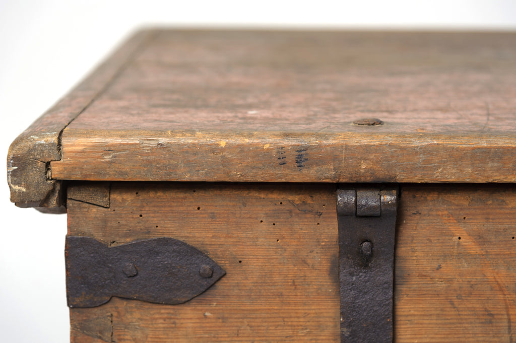 Antique Swedish Trunk with original paint