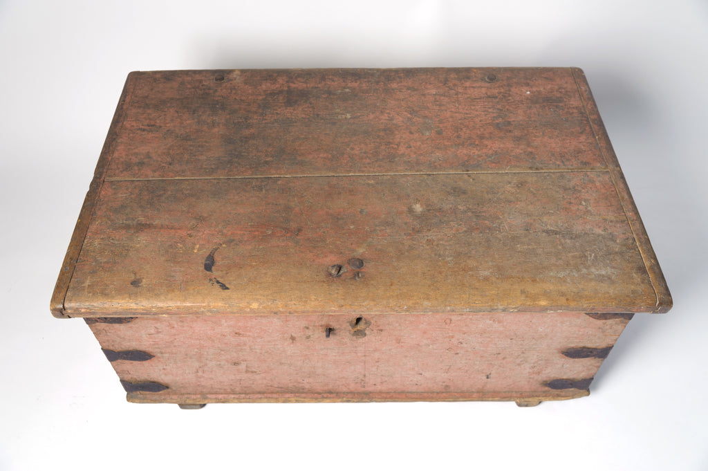 Antique Swedish Trunk with original paint
