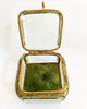 Antique 19th Century French Bevelled glass Jewellery casket