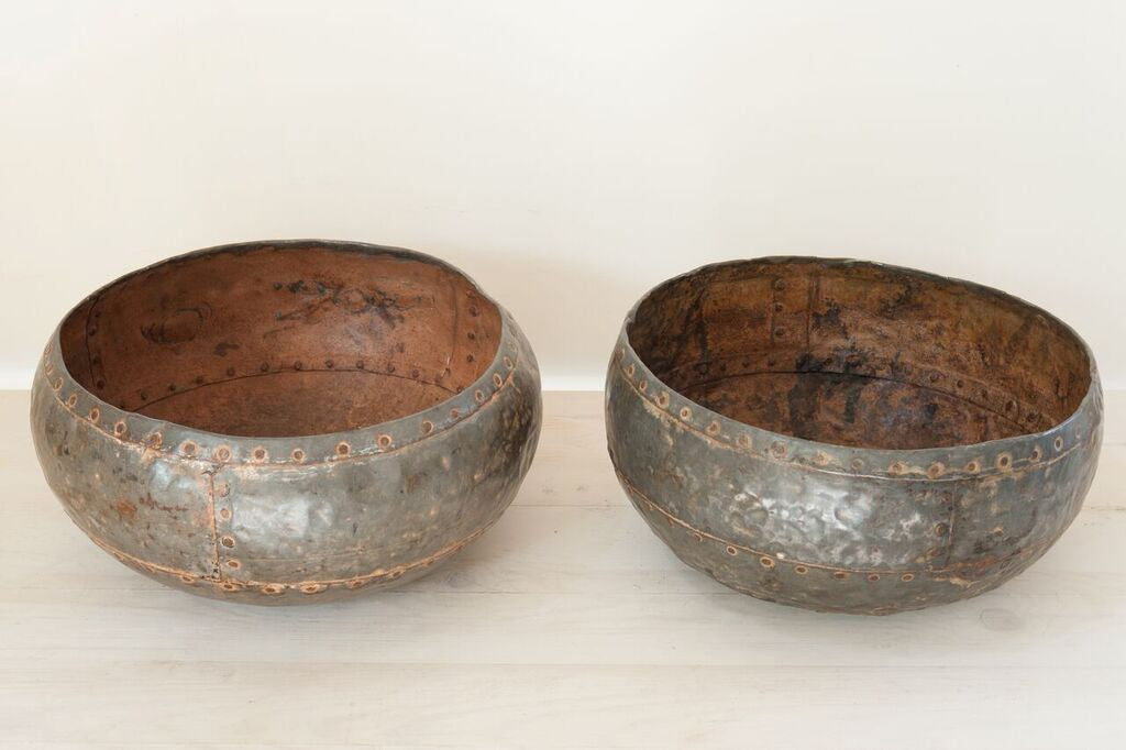 Handcrafted Metal Indian Water Bowls