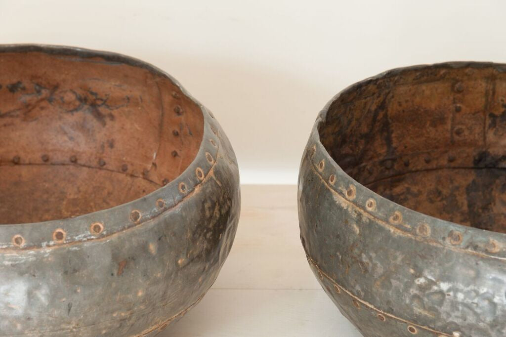 Handcrafted Metal Indian Water Bowls