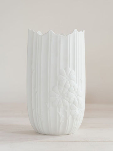 Kaiser (West German) White Bisque Porcelain Vase - Decorative Antiques UK  - 1