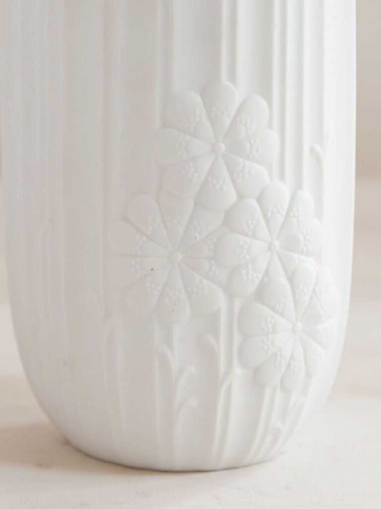 Kaiser (West German) White Bisque Porcelain Vase - Decorative Antiques UK  - 3