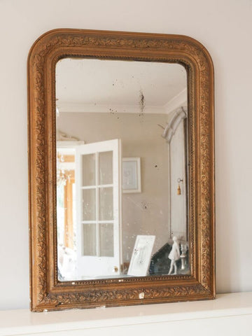 Antique French Gilt Louis Philippe Mirror - Decorative Antiques UK  - 1