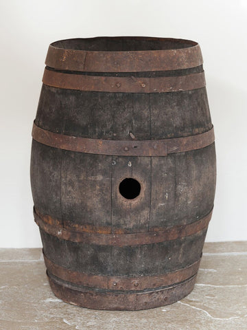 Vintage French Wine Barrel - Decorative Antiques UK  - 1