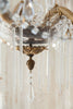 Incredible 1920's Italian Crystal Glass Chandelier