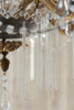 Incredible 1920's Italian Crystal Glass Chandelier