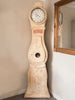 Antique Swedish Dry Scraped Mora Clock dated 1829