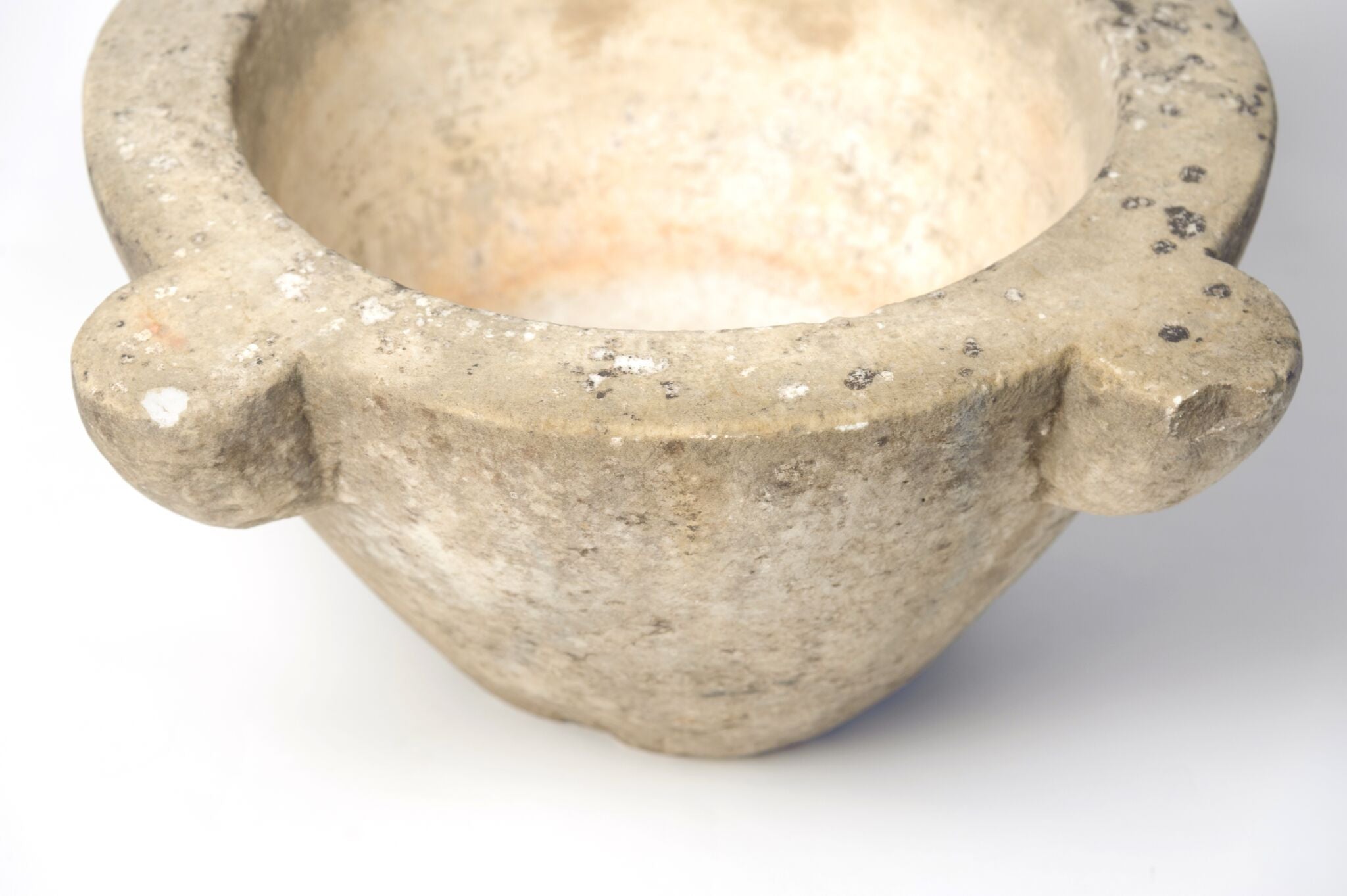 18TH CENTURY RARE LARGE MARBLE STONE MORTAR