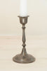 Small Vintage Dutch Pewter Candlestick