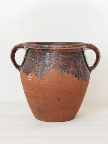 Antique Swedish Part glazed Confit pots, circa 1800's - Decorative Antiques UK  - 1