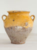 Collection of Antique Yellow Glazed Provencal Confit Pots