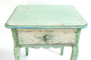 Antique French Country Lamp/Side Table revealing its original paint
