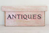 Gorgeous Wooden Hand scribed Antiques Sign - Decorative Antiques UK  - 2