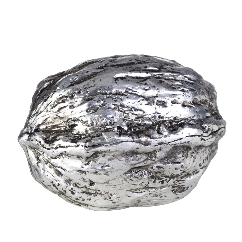 Large silver walnut decoration