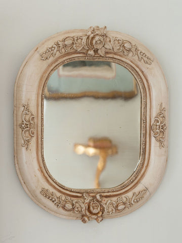 Pair Small Rare Antique French Decorative Mirrors