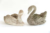 Vintage Stone Swan Planters