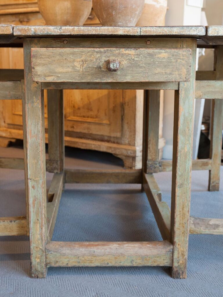 Antique 18th Century Swedish Drop Leaf Table Circa 1760's - Decorative Antiques UK  - 1