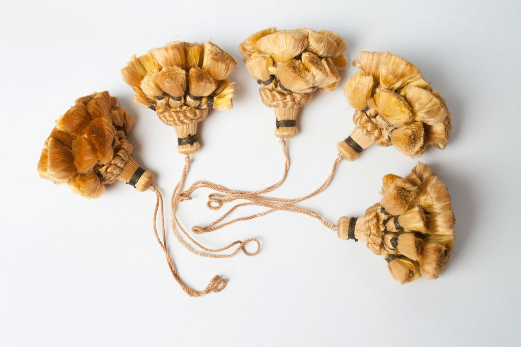 Antique French Silk Passementerie Tassels
