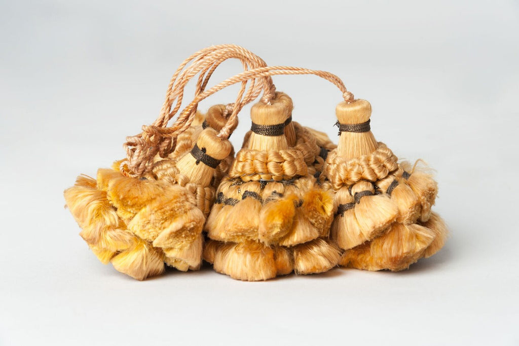 Antique French Silk Passementerie Tassels