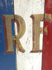 Vintage French Republique Francais Flag Shield - Decorative Antiques UK  - 2