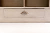 Beautiful Painted Vintage Pigeon hole Wall unit with single drawer